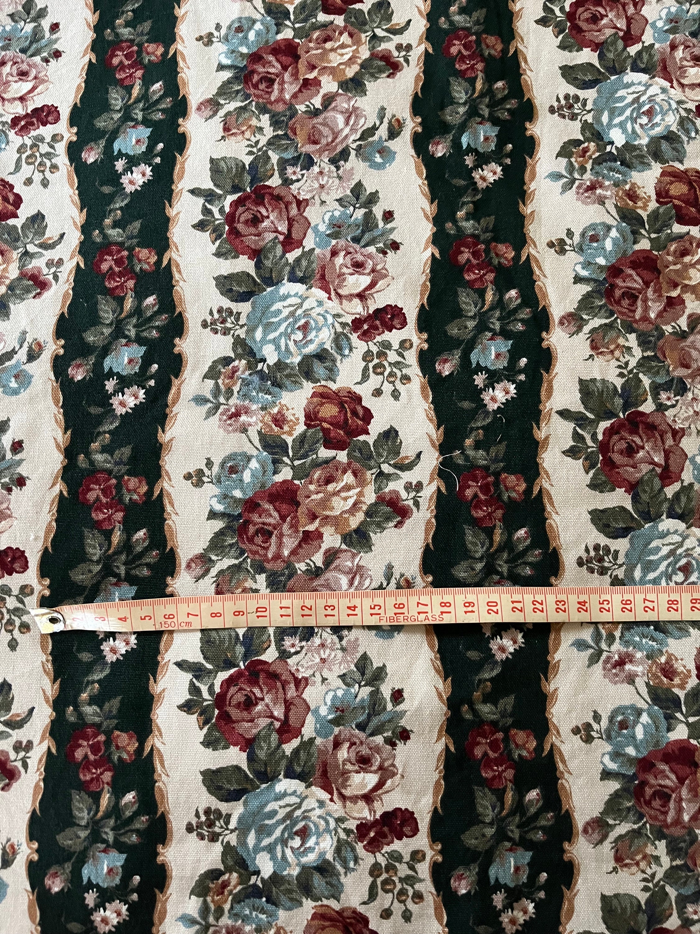 Vintage Fabric Piece 45 Cm W X 56 Cm L , House N Home Fabrics