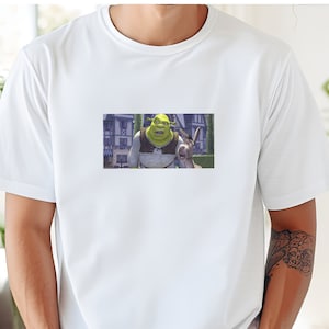 Shrek & Donkey T-shirt - Funny meme T-shirt - Funny shirt
