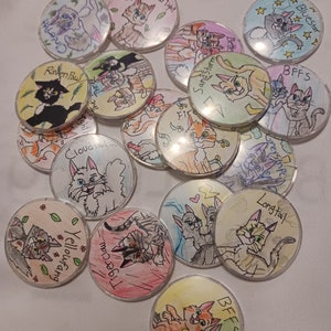 Warrior Cats Button Pack VILLAINS 