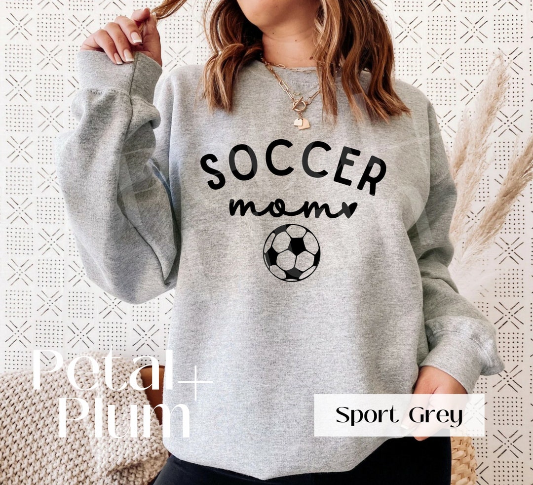 Soccer Mom Sweatshirt Mom Soccer Crewneck Soccer Mama Shirt Etsy