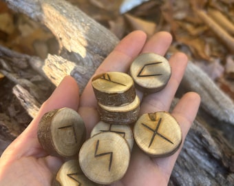 Handmade Full Set Elder Futhark Runes