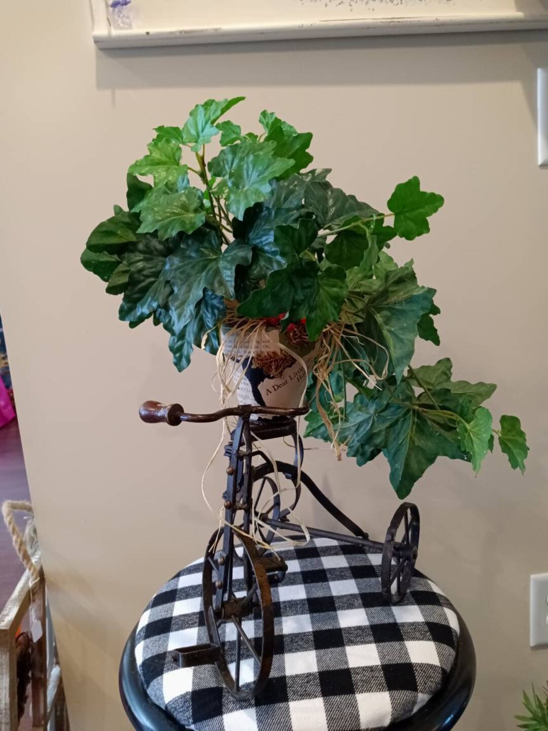 Vintage Tricycle Planter Etsy