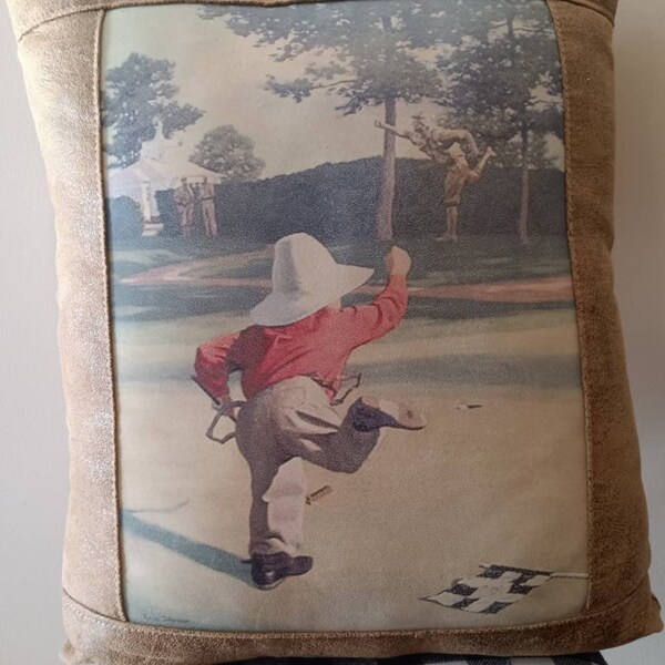 Golf Pillow Etsy