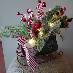 Christmas Sleigh Arrangement