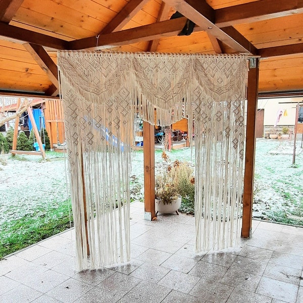 Macramé wedding backdrop REMOVABLE