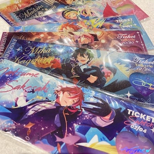 Ensemble Stars CN officieel hologramticket - versie 4 - hartjesticket