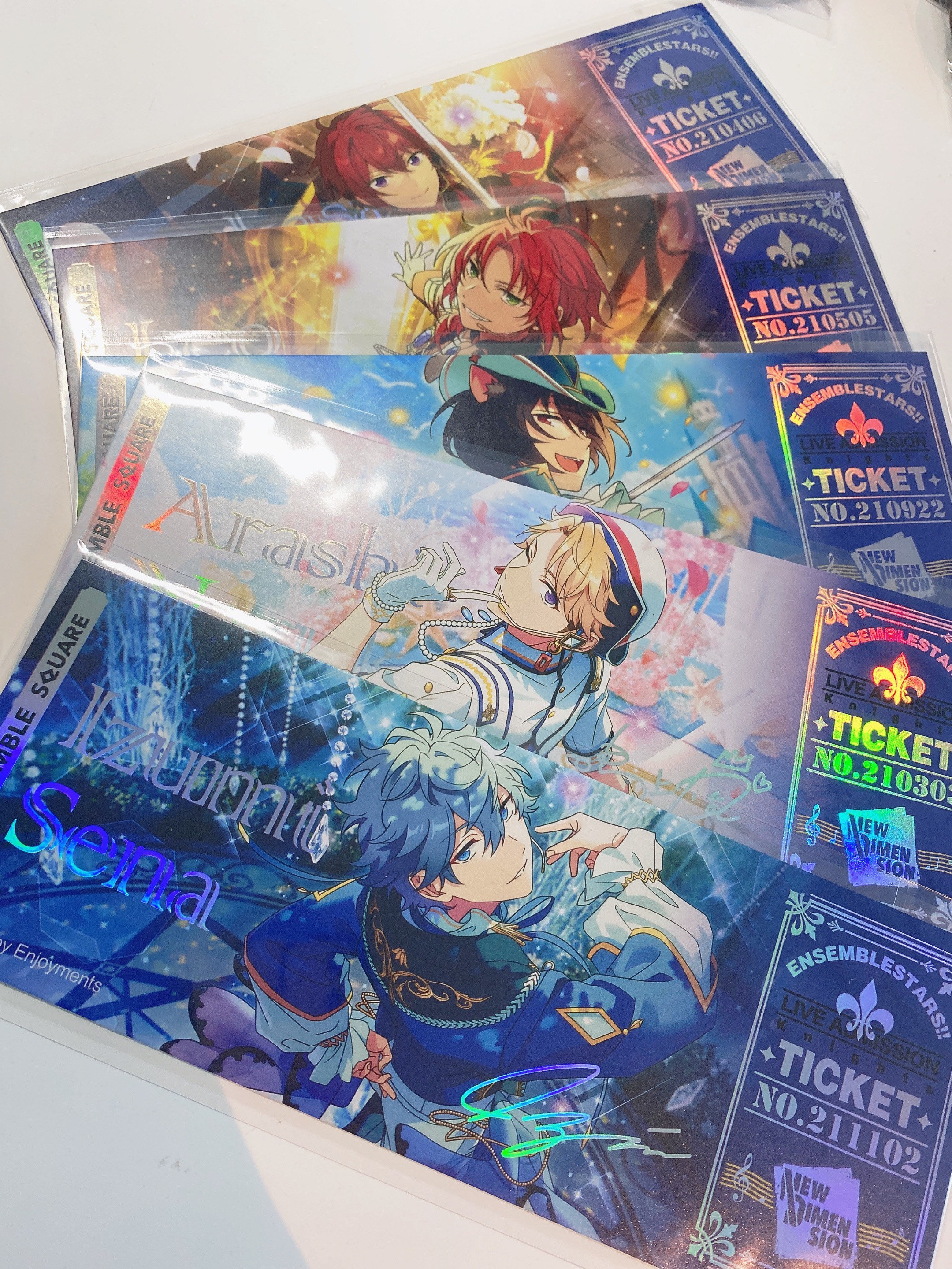 Ensemble Stars CN Official Hologram Ticket- Version 1 - Etsy