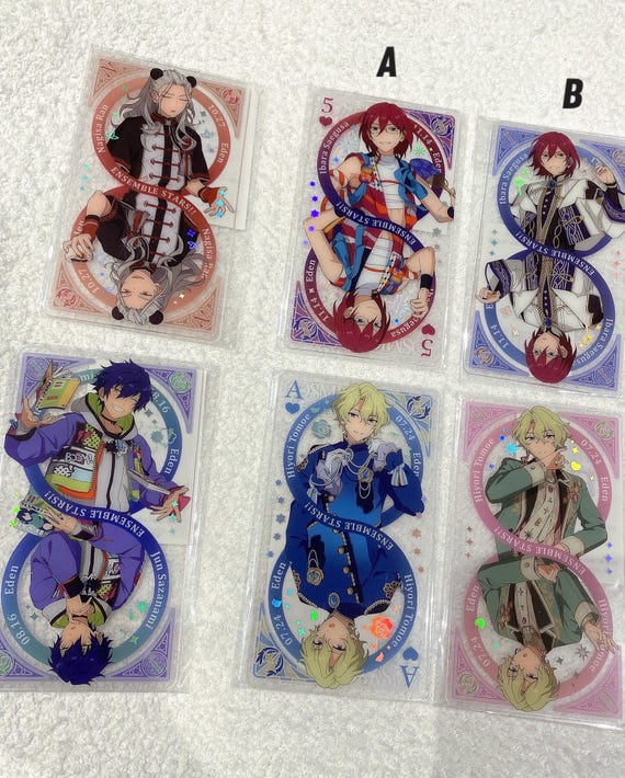 Ensemble Stars! サイン入りカード Ensemble Stars CN Official - Clear Card // Transparent Poker Card