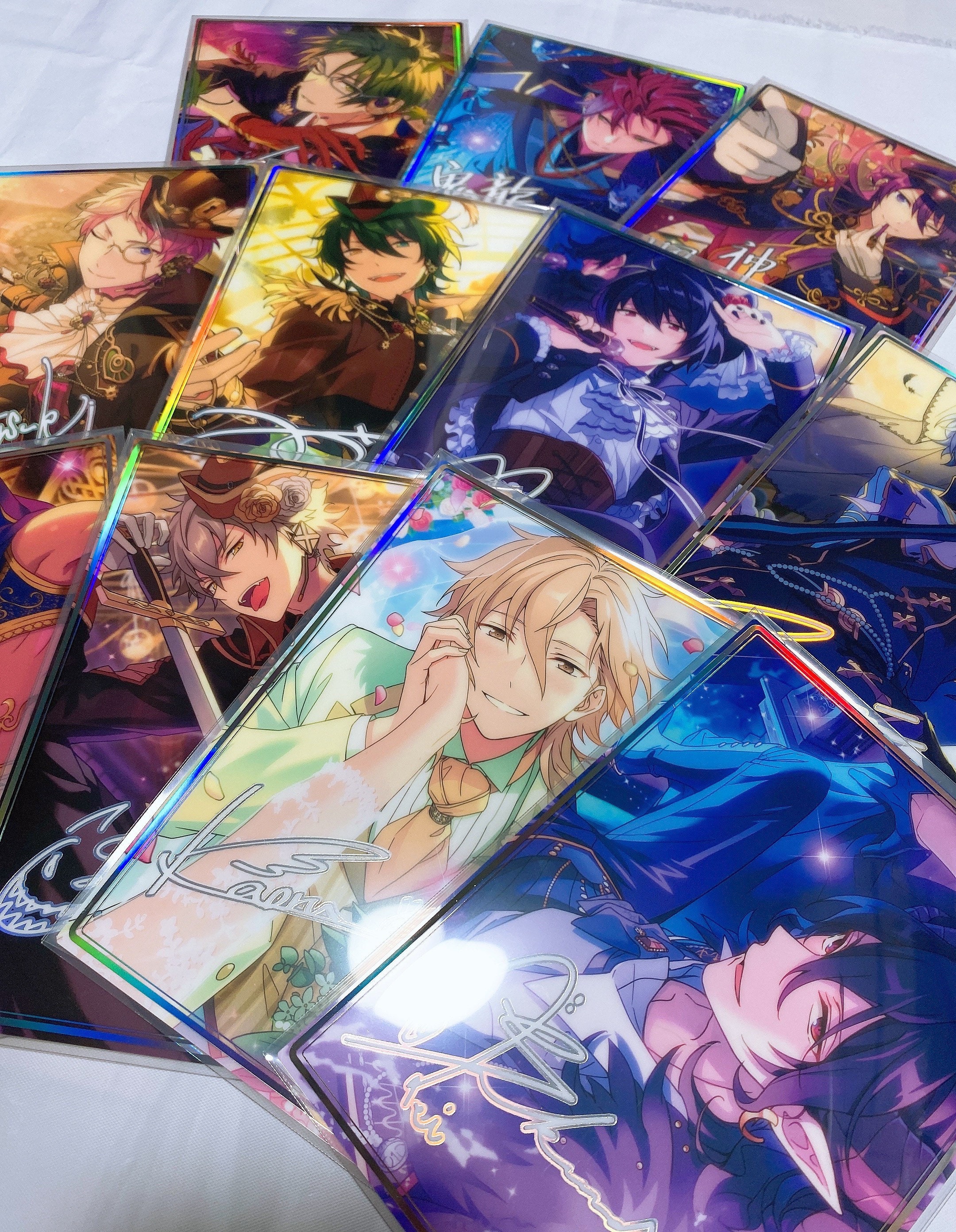 Ensemble Stars Japan offizielle B6 Hologramm Karte mit Hülle ( Version B )