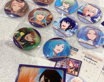 Ensemble Stars Japan offizielle -Fünf Exzenter, frühere Fine- TV-Version - Abzeichen / klare Karte (Blind Bag Option verfügbar)