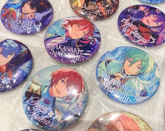 Ensemble Stars CN offizielle Glitzer-Anstecker * Version C