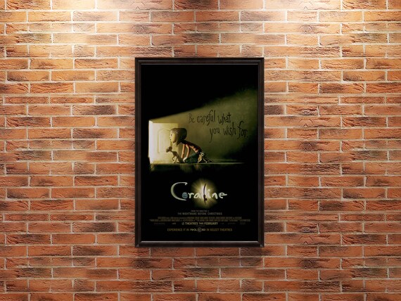 Coraline Movie Poster A3 A4 A5 2022 Print Films Cinema Home Decor Wall Art Pictures