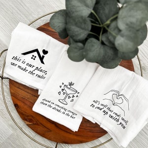 To My Lover Kitchen Towels | Housewarming & Bridal Gifts