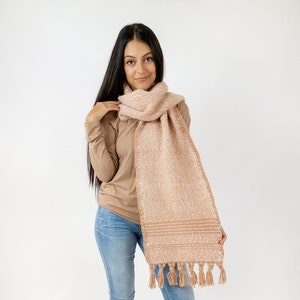 Scarf Woven to the Loom by Hand.  Made by artisans from Argentina.