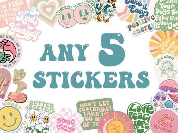 Sticker Pack, laptop sticker pack, planner stickers, vinyl sticker