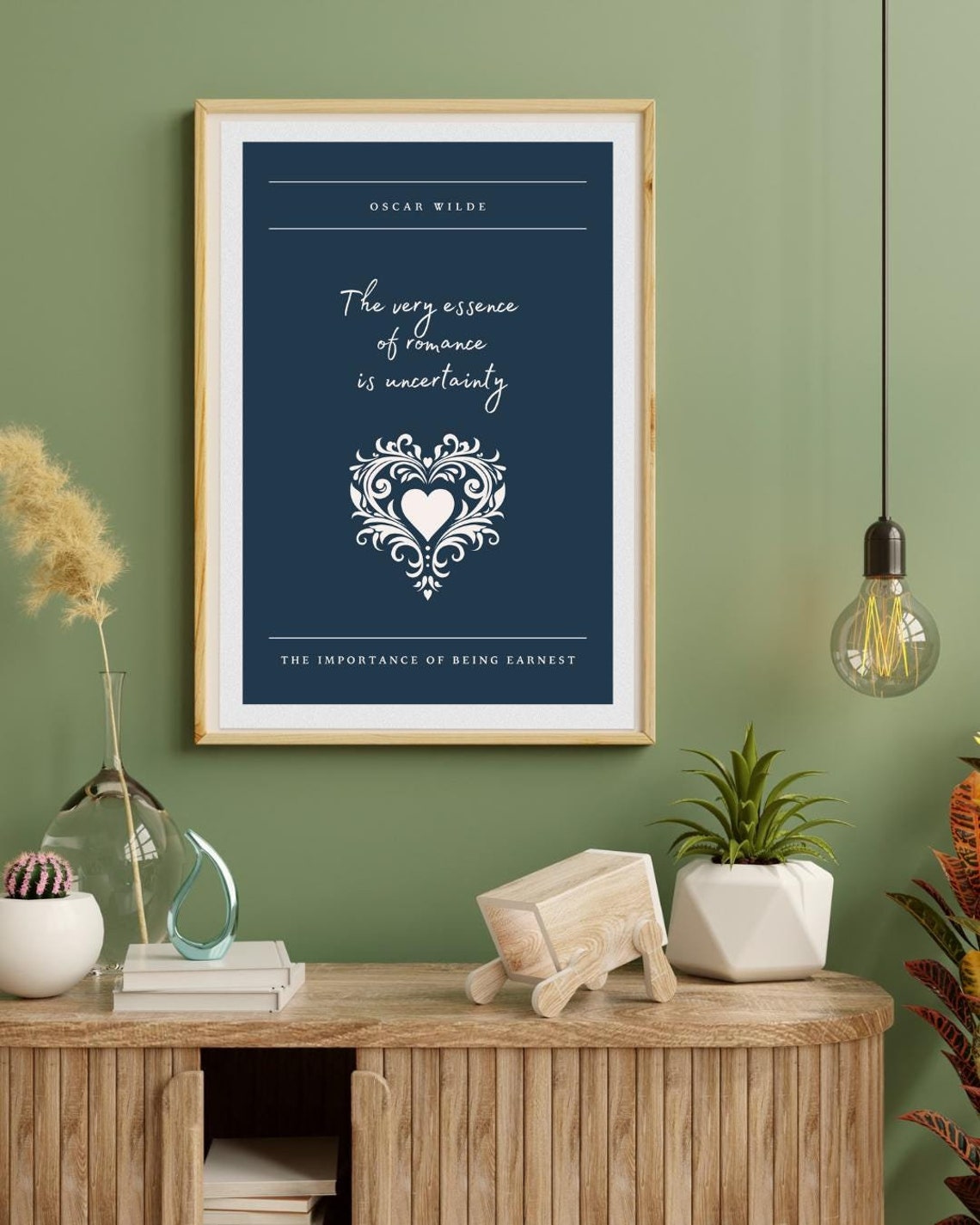 The Importance of Being Earnest, Oscar Wilde, Quote, Digital Print - Etsy