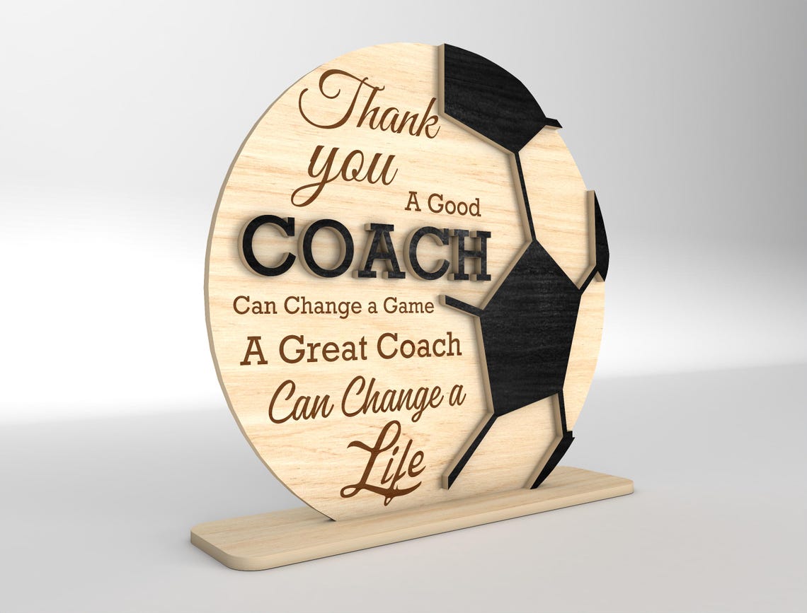 Thank You Soccer Coach Sign SVG, Baseball Coach Sign Svg, Football ...