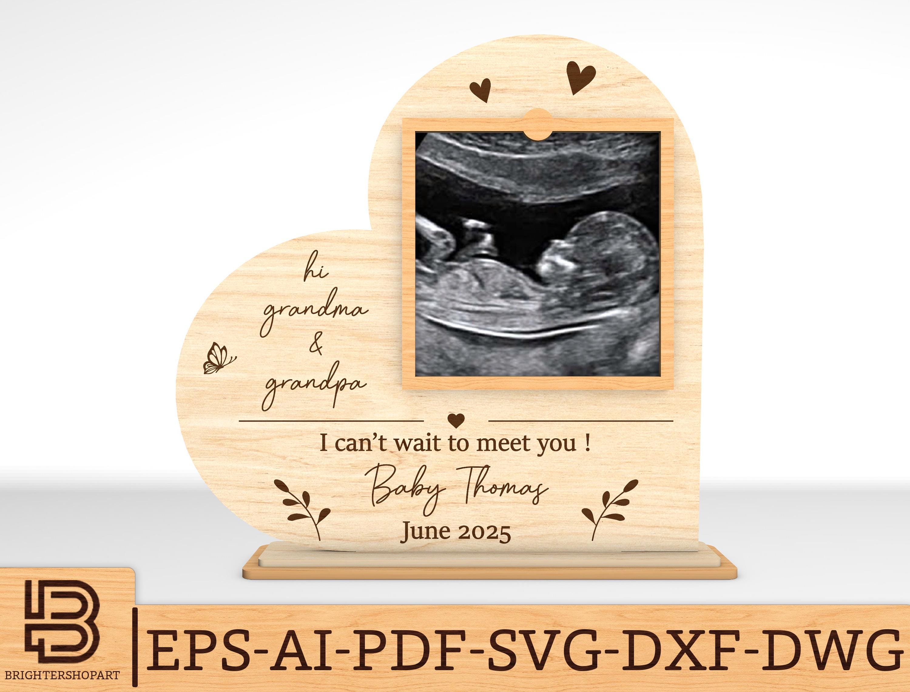 Personalized I Can't Wait To Meet You heart sign svg, Pregnancy Announcement svg, Mothers Day Gift svg,Glowforge svg files,Laser cut files