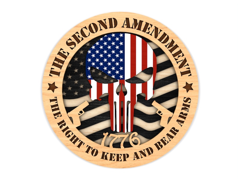 Multilayer Second Amendment Svg, US Punisher Round Sign Svg, We the ...