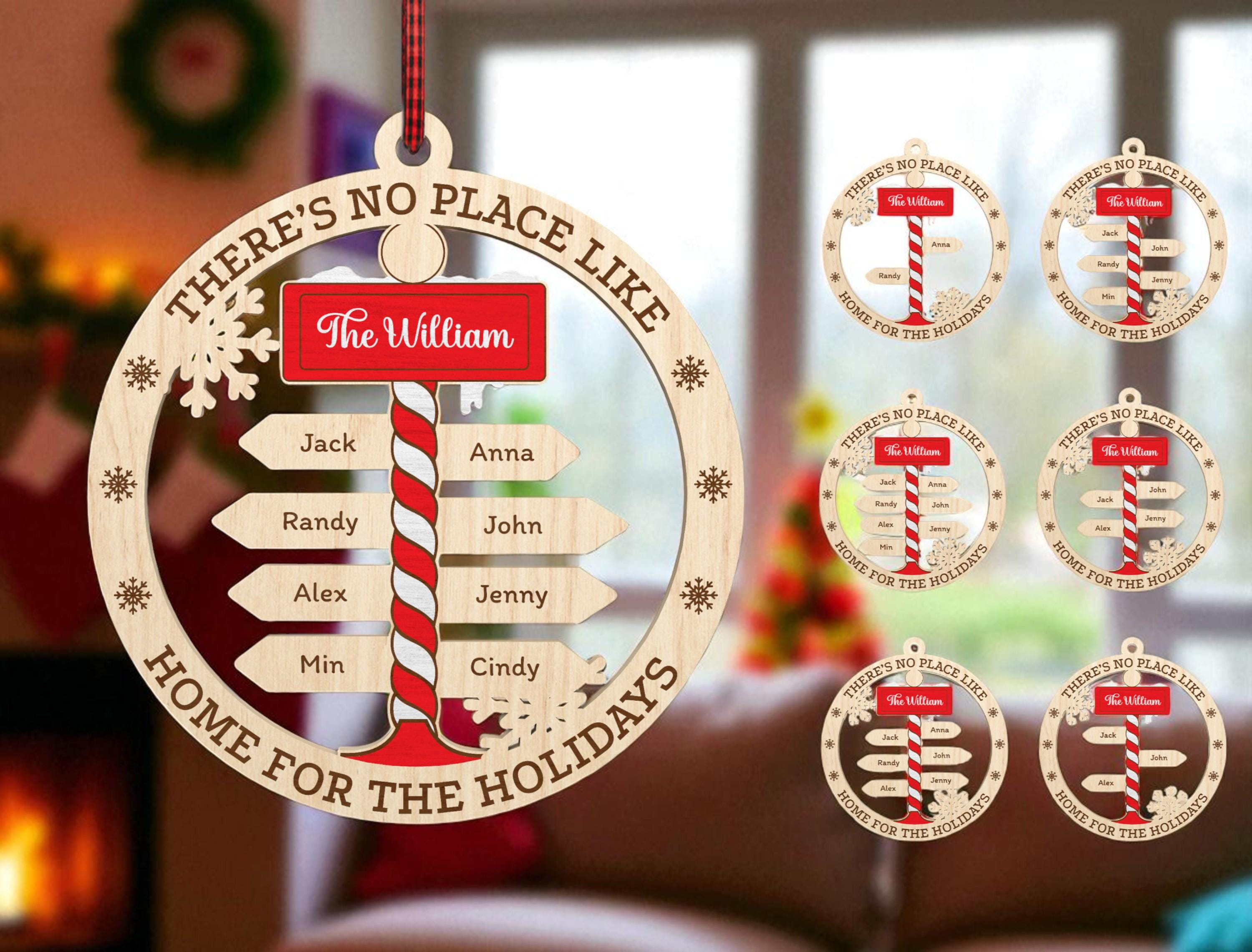 サイン入Making*Lovers オフィーリアな可憐B6アクリルオーナメント Family Christmas Ornament Glowforge File, Personalized Wooden