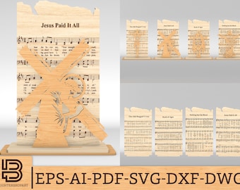 Easter Svg Files, Easter Laser Cut, Religious Easter Svg, Easter Files, Easter Decoration Svg, Easter Shelf Sitter Svg, Digital File