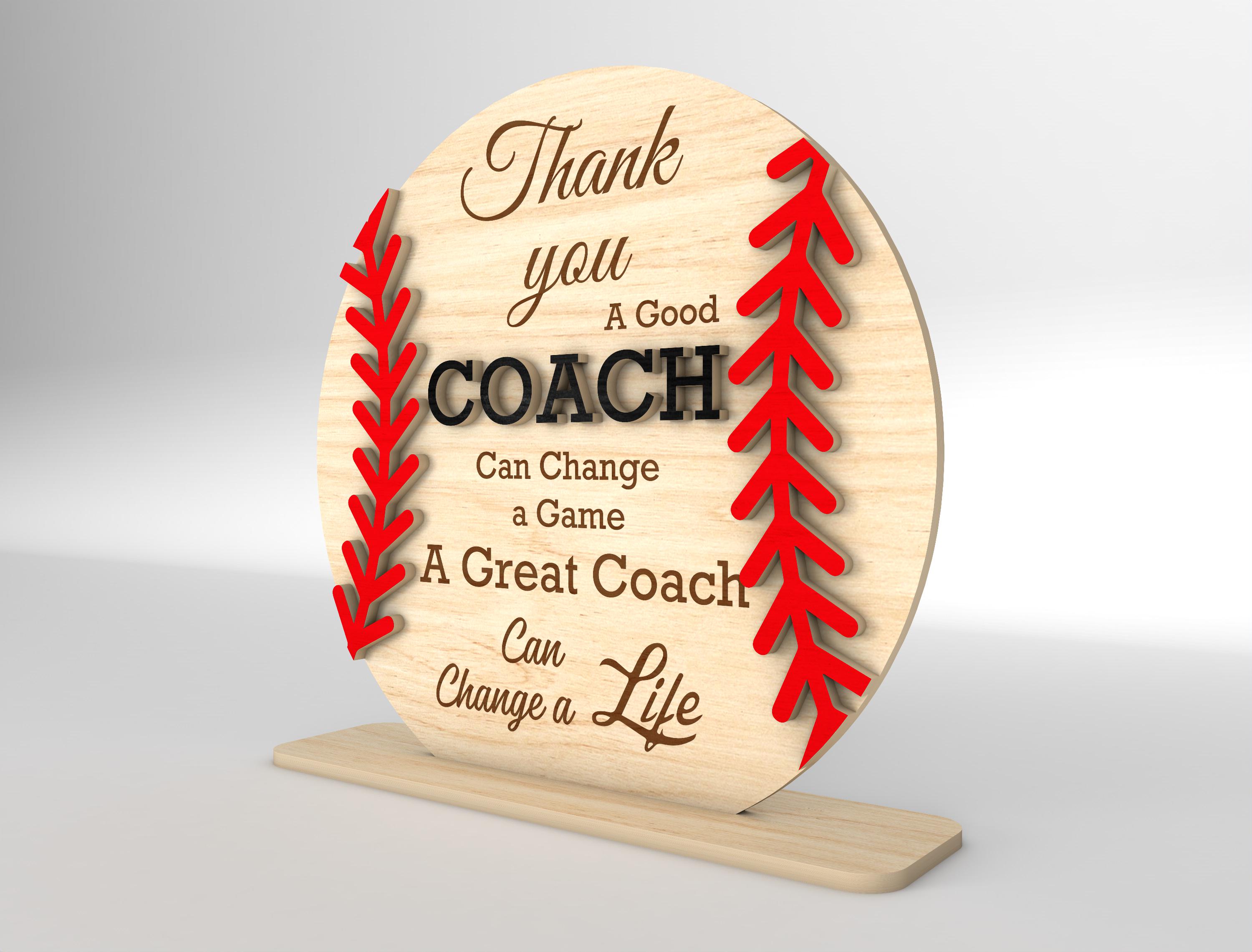 Thank You Soccer Coach Sign SVG, Baseball Coach Sign Svg, Football ...