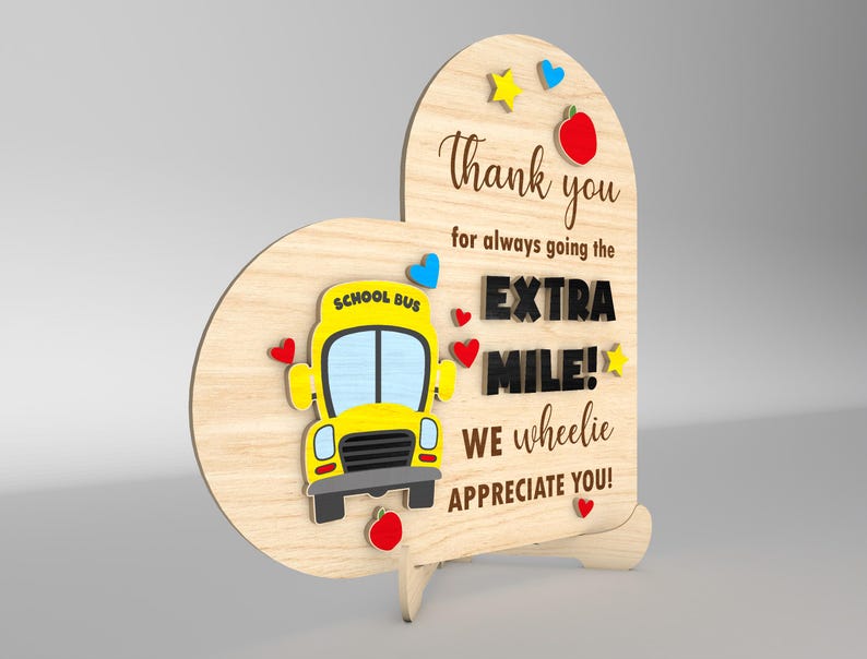 Bus Driver Heart Sign SVG, Gift for Bus Driver,school Bus Driver Sign ...