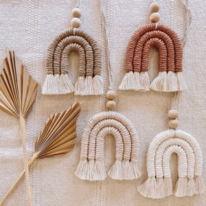 Solid Macramé Rainbow | Custom Orders Available