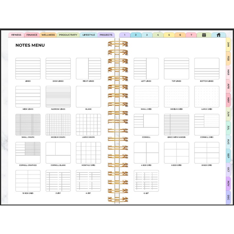 Printable 2023 Digital Planner and Journal Designed for Etsy
