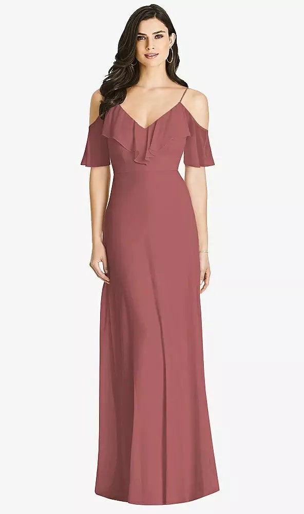 English rose color dress cheap