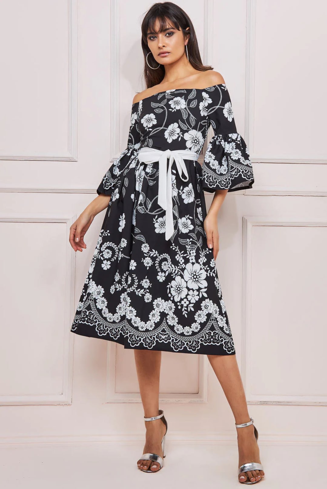 Black and white mother of the bride dress new arrivals