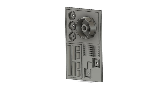 pack STL de panneaux de contrôle plats fan art inspiré de star wars STL fichiers 3d