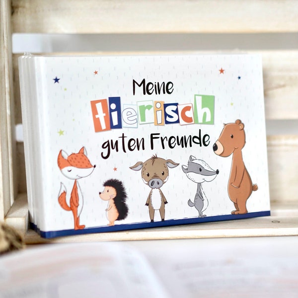 Friends book forest animals kindergarten A5