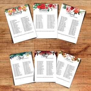 12 maanden Schriftteksten schrijven | Digitale download | Pdf