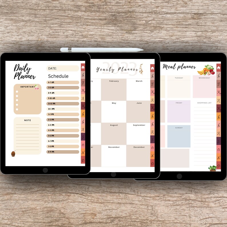 Buy 2023 Digital Planner Goodnotes Notability Planner iPad Online in ...