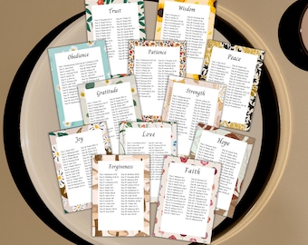 Scripture Writing Plan Printable – 12-Month Bible Study & Scripture Journal – Daily Bible Writing PDF – Christian Devotional digital