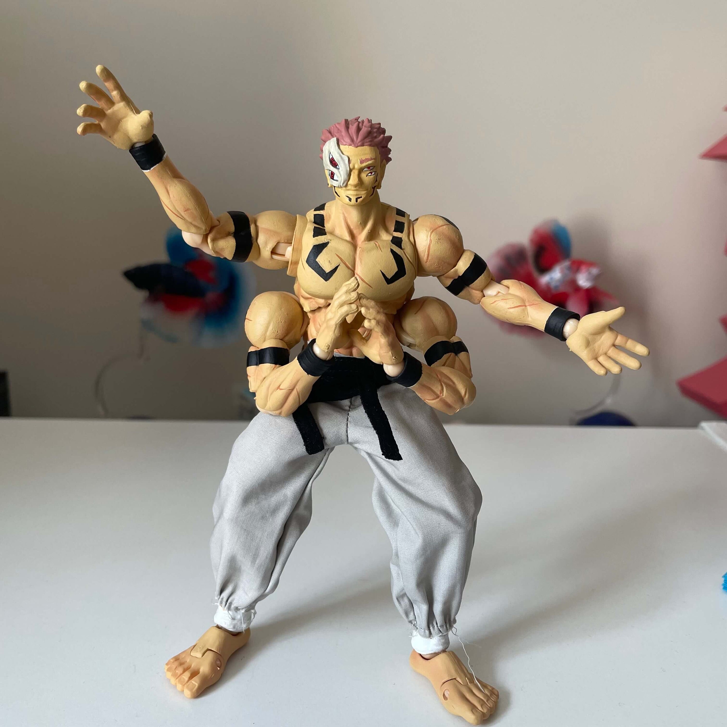 平安時代 宿儺 1/12スケールフィギュア用カスタムヘッド - Etsy 日本
