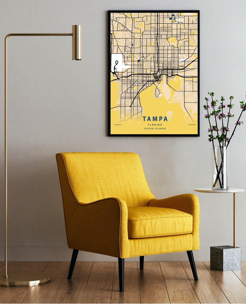 Tampa Map Printable Tampa Florida - Il 794xN.3876014414 M236 