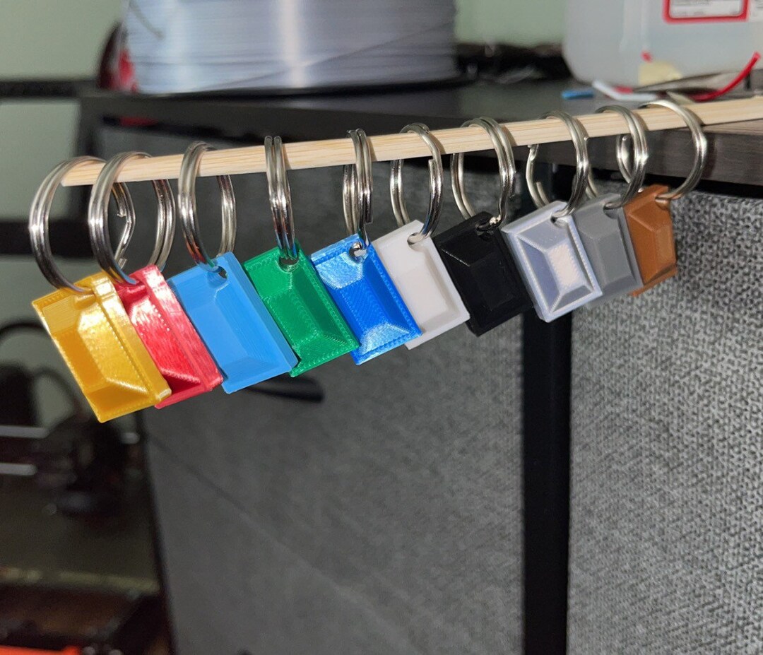 Oldschool Runescape Inspired Metal Bar Keychains Osrs 3D Printed Buy