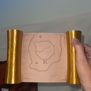 Benutzerdefinierte OldSchool RuneScape Clue Scroll Lebensgröße (Wählen Sie eine beliebige Nachricht, die Sie wollen!) Kunststoff! | 3D Gedruckt