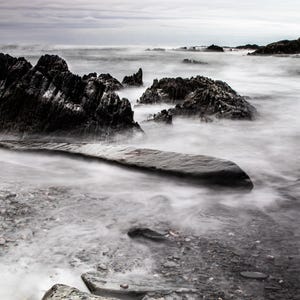 Devon Beach - Beautiful Dramatic Photography - High Res Quality - Grunta Beach North Devon - Print on your Chosen Items - Digital Download