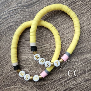 Personalized Pencil Bracelet Teacher Bracelet | Teacher Gift | Personalized Teacher Bracelets | Custom Teacher Gift