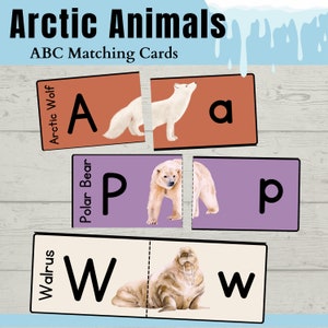 Printable Alphabet Matching Game | Preschool Homeschool | Toddler | Literacy |ABC&#39;s | Memory Match | Capital Lowercase Letters | Digital