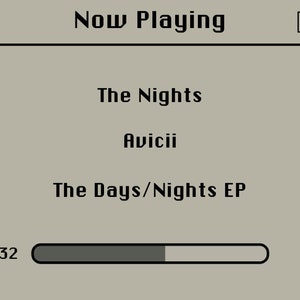 Avicii - Les Nuits - Affiche d’art rétro iPod/LECTEUR MP3 - Format A4