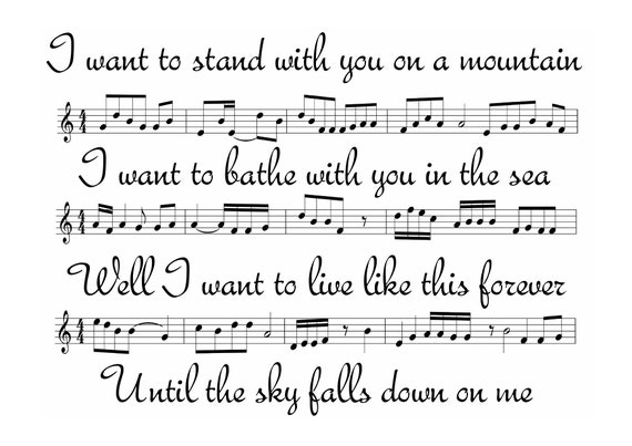 Savage Garden Truly Madly Deeply Song Sheet Poster Etsy