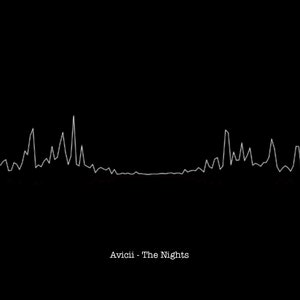 Avicii - Les Nuits - Heartbeat Soundwave Poster - Format A4
