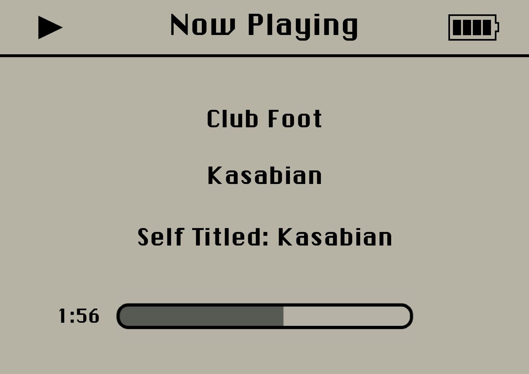 Kasabian Club Foot Retro Ipod/mp3 Player Art Poster A4 - Etsy