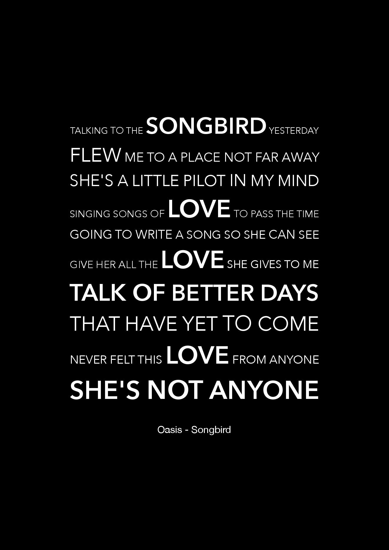 oasis/songbird
