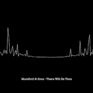Mumford & Sons - There Will Be Time - Pôster Heartbeat Soundwave - Tamanho A4