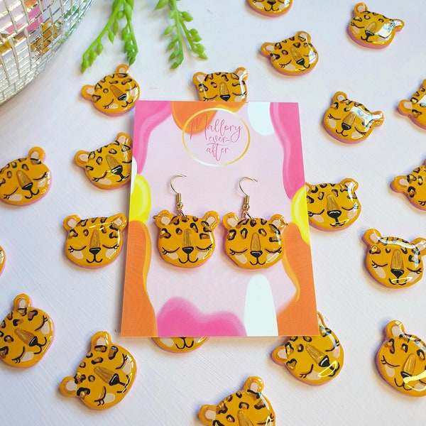 The Wild Cat Leopard Earrings Cheetah Earrings